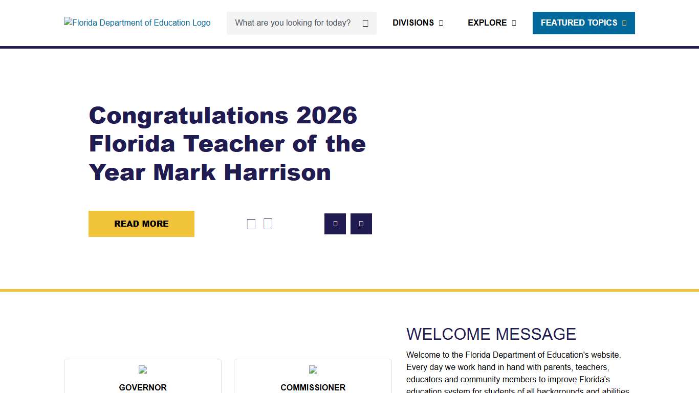 Florida Department of Education Home